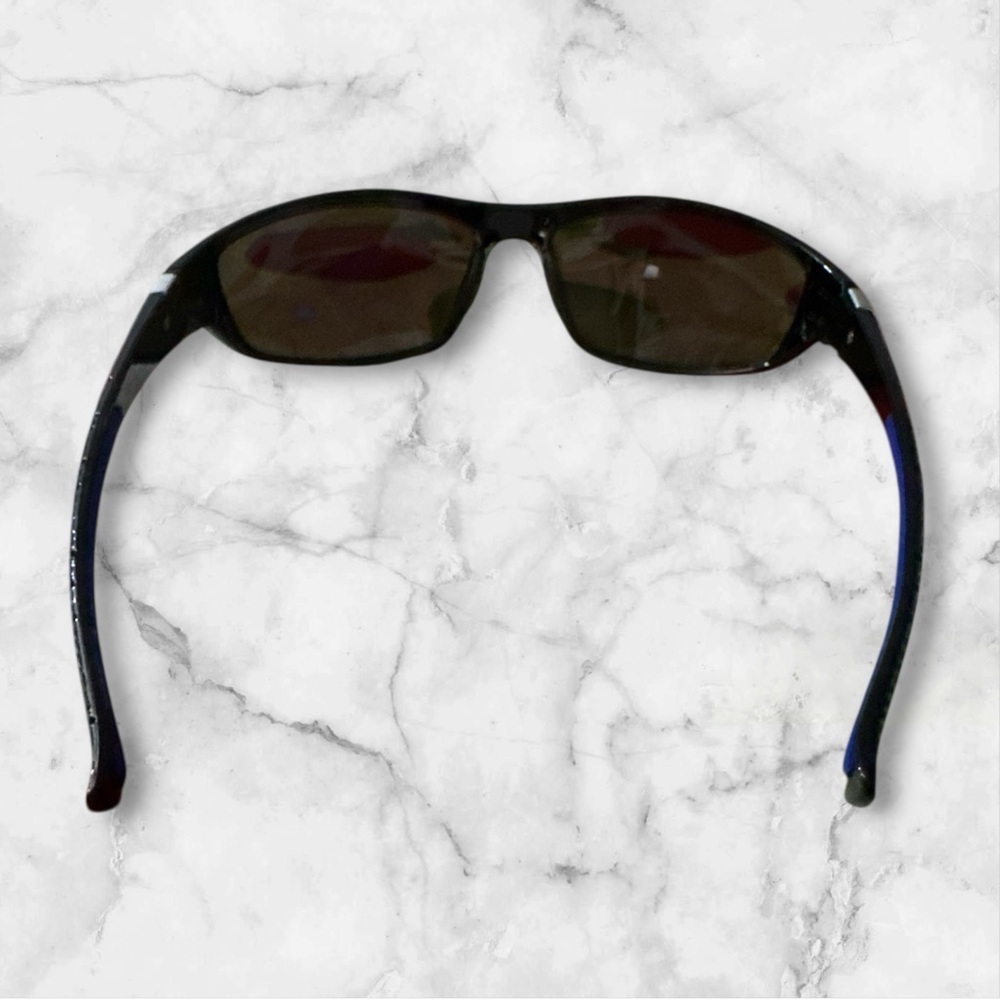 Men’s Polarized Black and Blue Sunglasses NIP - Picture 4 of 6